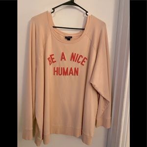 Pink sweatshirt from Torrid. Size 5